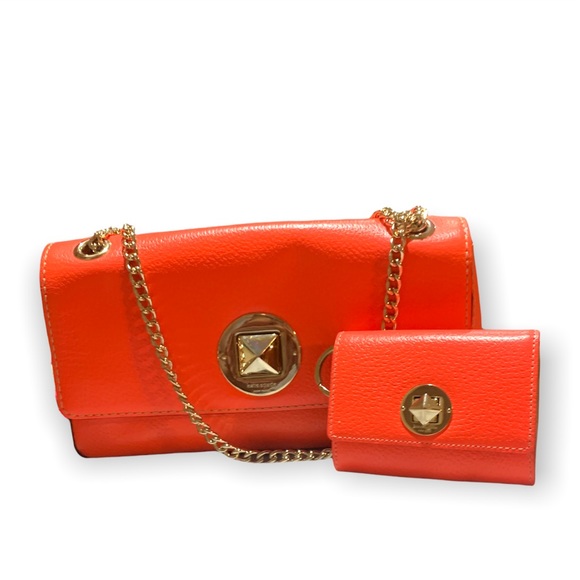 Kate Spade Grant Street Angelina Leather Shoulder Bag With wallet - Picture 2 of 12